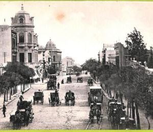 af0355 - ARGENTINA - VINTAGE POSTCARD - Buenos Aires - Calle Santa Fe