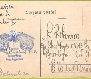 af0267 - ARGENTINA - VINTAGE POSTCARD - Buenos Aires