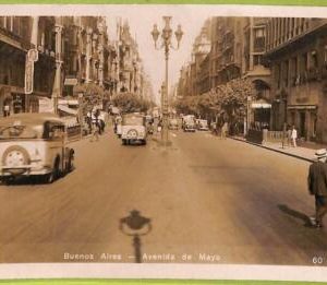 af0269 - ARGENTINA - VINTAGE POSTCARD - Buenos Aires - Avenida de Mayo - 1939