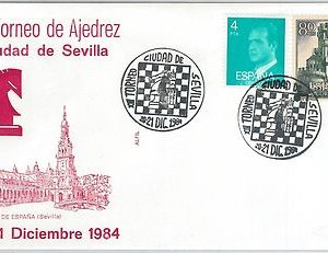 59601 -  SPAIN - POSTAL HISTORY: SPECIAL POSTMARK on  COVER  - 1984 - CHESS