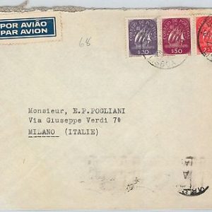 58305 -  PORTUGAL  - POSTAL HISTORY: COVER to ITALY - 1949