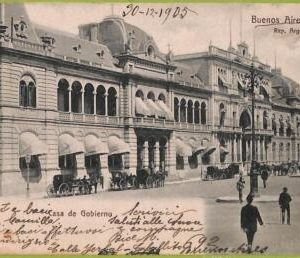 af0276 - ARGENTINA - VINTAGE POSTCARD - Buenos Aires - Casa de Gobierno - 1905