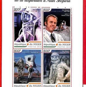 A1444 Niger-ERROR МISSPERF 2018 Space Astro Космос Alan Shepard