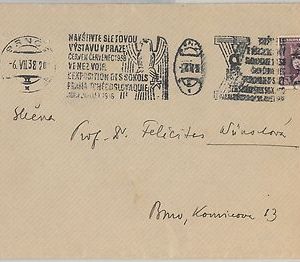 45510  - Czechoslovakia  -  POSTAL HISTORY - COVER  1938 -  BIRDS Eagle  Hawk