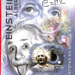 A1231 Mozambique- STAMP SHEET - ERROR IMPERF 2011 people A. Einstein