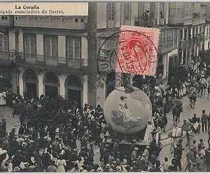 42466 - España - POSTAL ANTIGUA - SPAIN  postcard - GALICIA : La Coruña FIESTA!