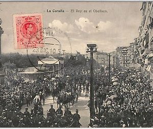 42464  España - POSTAL ANTIGUA - SPAIN postcard - GALICIA La Coruña FIESTA