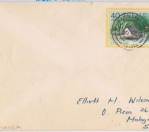 TUVALU -  POSTAL HISTORY - COVER with nice postmark: NUNUMANGA