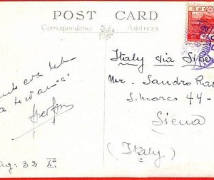 ai6060 - MANCHURIA China - Postal HISTORY - Japanese PO HARBIN  Postcard 1932