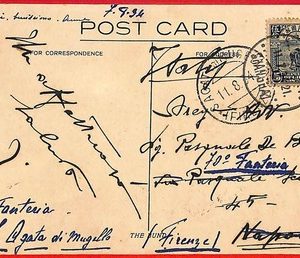 ai6062 - CHINA - Postal History - POSTCARD from SHANGHAI to ITALY   1934