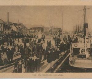 79828  - LATVIA  -   VINTAGE   POSTCARD   -   Liepāja LIBAU  1917