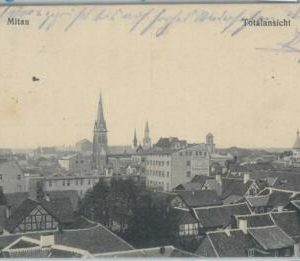 79833  - LATVIA  -   VINTAGE   POSTCARD   -   Jelgava MITAU  1916