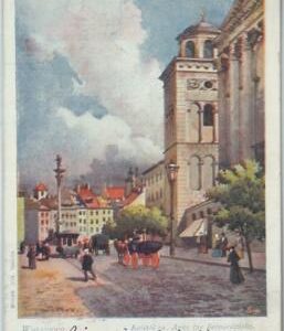 79932 -  POLAND  -  VINTAGE   POSTCARD  -  WARSAW Warzawa 1901
