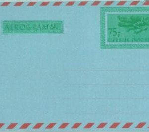86225 - INDOCHINESIA  - Postal History - Stationery AEROGRAMME:  75- Green