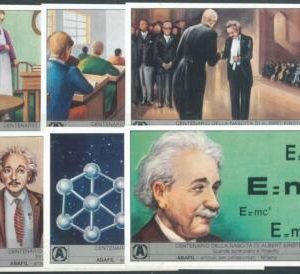 73642 - ITALY    -  Set of 6 PRIVATE PRINT CARDS : EINSTEIN