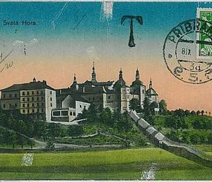 29466  VINTAGE POSTCARD:  CZECH REPUBLIC -  Příbram  Pribram - Svatá Hora   1924