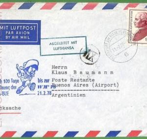 af3631 - GERMANY - Postal History - Special Event FLIGHT COVER 1978  FOOTBALL