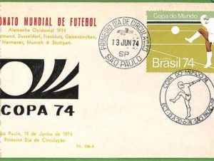 af3617 - BRAZIL - POSTAL HISTORY - FDC COVER  -  1974 Sport  FOOTBALL