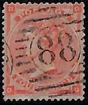 ZA0004j2 - GREAT BRITAIN - STAMP - SG#  either  79 or  80 - Very fine USED