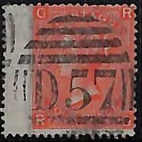 ZA0004c - GREAT BRITAIN - STAMP - SG#  95 Plate 11  -  FINE USED
