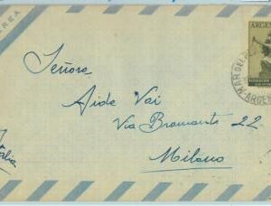 96765 - ARGENTINA - POSTAL HISTORY - Single Stamp on COVER to ITALY  1950's
