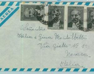 96761 - ARGENTINA - POSTAL HISTORY -  Airmail COVER to ITALY  1950's   17.60 $