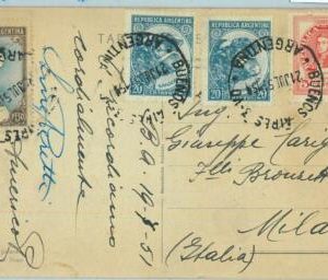 96769 - ARGENTINA - POSTAL HISTORY -  POSTCARD  to ITALY  1951  1.45 $