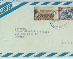 96780 - ARGENTINA - POSTAL HISTORY - Airmail  COVER  to ITALY, 1958 -  3 $