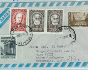 96826 - ARGENTINA - POSTAL HISTORY - Airmail  COVER  to AUSTRIA  1959 -  9.40$