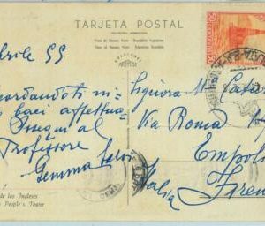 96785 - ARGENTINA - POSTAL HISTORY - Single Stamp on POSTCARD  to ITALY  1955