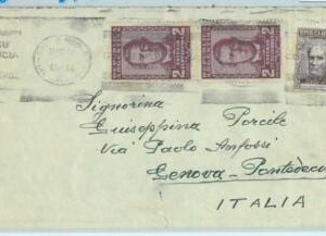 96831 - ARGENTINA - POSTAL HISTORY -  COVER  to ITALY  1960  4.20$