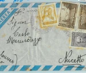 96829 - ARGENTINA - POSTAL HISTORY - Airmail  COVER  to ITALY  1960  10.70$