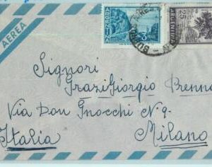 96830 - ARGENTINA - POSTAL HISTORY - Airmail  COVER  to ITALY, 1960's -  28$