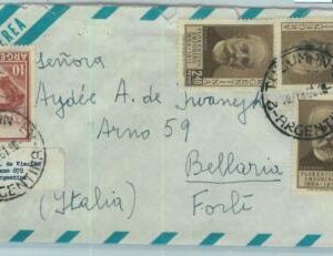 96835 - ARGENTINA - POSTAL HISTORY - Airmail  COVER  to ITALY, 1961 -  17.20$