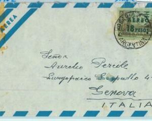96844 - ARGENTINA - POSTAL HISTORY - Single Stamp on COVER to ITALY  1962  5$