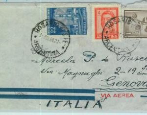 96849 - ARGENTINA - POSTAL HISTORY - Airmail COVER  ROSARIO to ITALY,  1964  27$