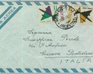 96853 - ARGENTINA - POSTAL HISTORY - Airmail COVER   to ITALY  1964  $18