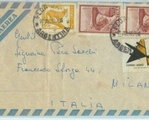 96856 - ARGENTINA - POSTAL HISTORY - Airmail COVER  to ITALY  1965  $27.50