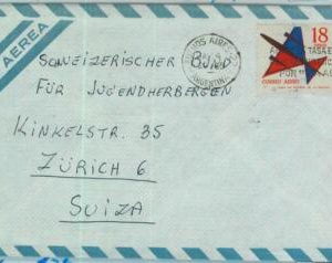 96860  -  ARGENTINA - POSTAL HISTORY -  Airmail COVER to SWITZERLAND  1965  $18