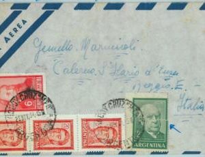 96867 -  ARGENTINA  - POSTAL HISTORY -  Airmail COVER  to ITALY  1967  $68