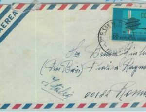 96871 - ARGENTINA - POSTAL HISTORY - Single Stamp COVER to ITALY  1969  68$