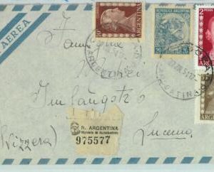 96901 - ARGENTINA - POSTAL HISTORY - Airmail COVER to SWITZERLAND 1954  Evita