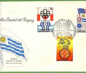 af3670 - URUGUAY - POSTAL HISTORY - FDC COVER 1976  FOOTBALL