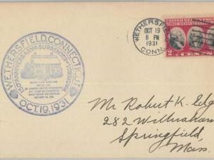 77255 - USA - Postal History - COVER from WETHERSFIELD, Connecticut  1931