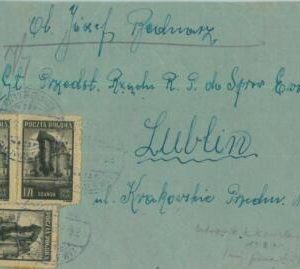 95463 - POLAND - POSTAL HISTORY -  COVER FRONT  14.02.1946