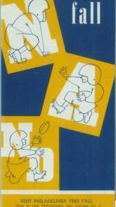 85007 - USA - Vintage Tourist  Depliant:  PHILADELPHIA in the FALL 1957