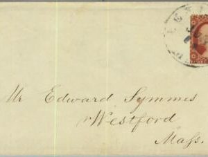 91294 - UNITED STATES USA - POSTAL HISTORY - EARLY Cover from LEXINGTON Mass.