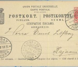 66680 - FINLAND - Postal History - POSTAL STATIONERY CARD from RAJAMAKI 1900
