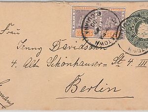 51836 - British Guiana -  POSTAL HISTORY - STATIONERY COVER to BERLIN 1900