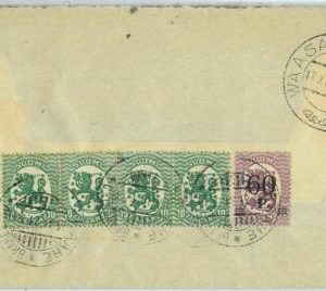 95511 - FINLAND - Postal History - Overprinted stamps on  COVER 1921